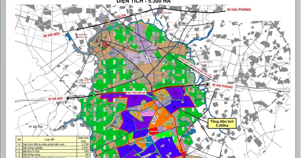 Hải Dương: Lập khu kinh tế chuyên biệt 5.300ha gần cao tốc Hà Nội – Hải Phòng, sẽ có khu công nghiệp, thương mại dịch vụ, đô thị...