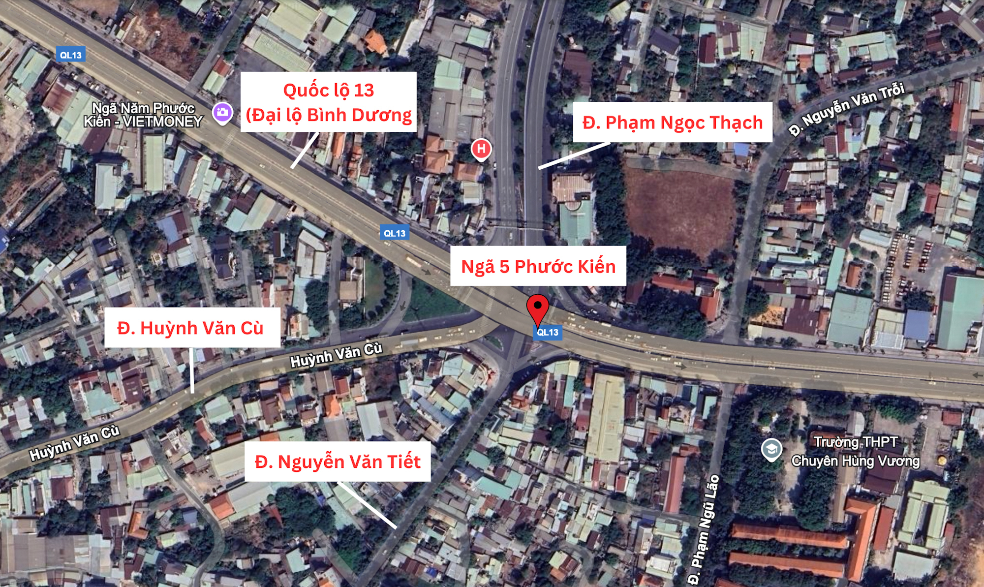Khu vực sẽ được xây nút giao nghìn tỷ đầu tiên của tỉnh Bình Dương, hội tụ 4 đường lớn - Ảnh 1