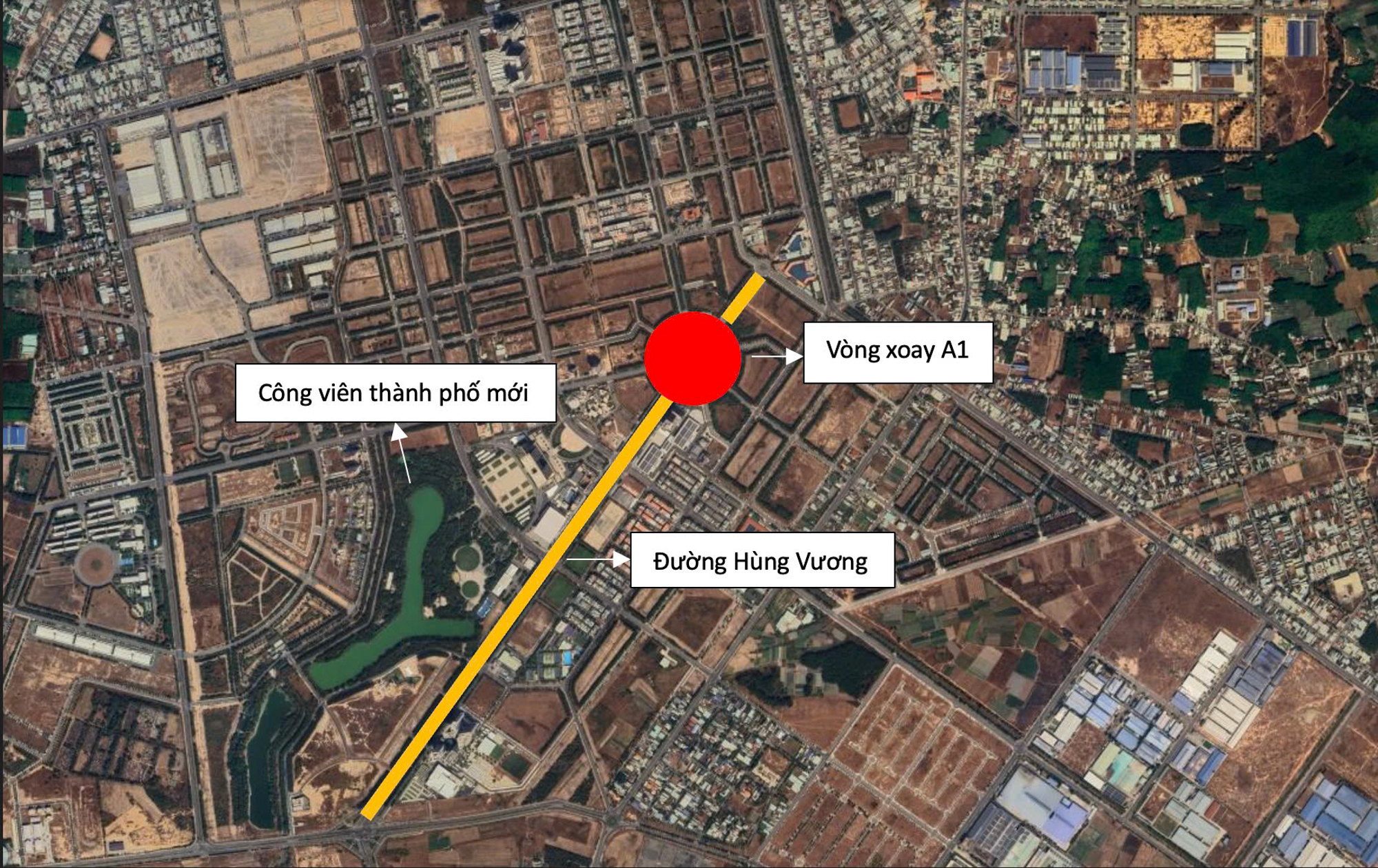 Vòng xoay rộng gấp 10 lần mặt sân Mỹ Đình, sẽ có nhà ga Metro, nhà hàng, trung tâm thương mại - Ảnh 1