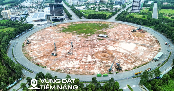 Vòng xoay rộng gấp 10 lần mặt sân Mỹ Đình, sẽ có nhà ga Metro, nhà hàng, trung tâm thương mại