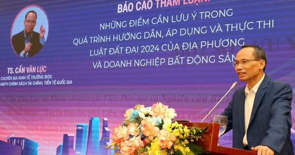 TS. Cấn Văn Lực: "Bảng giá đất mới có thể gấp 10 lần hiện tại"