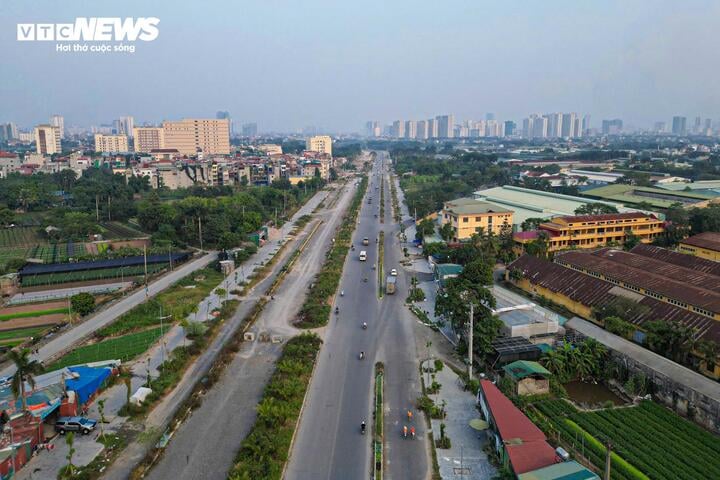 Ngắm tuyến đường 10 làn xe nối Tây Hồ với Sơn Tây từ trên cao - Ảnh 9