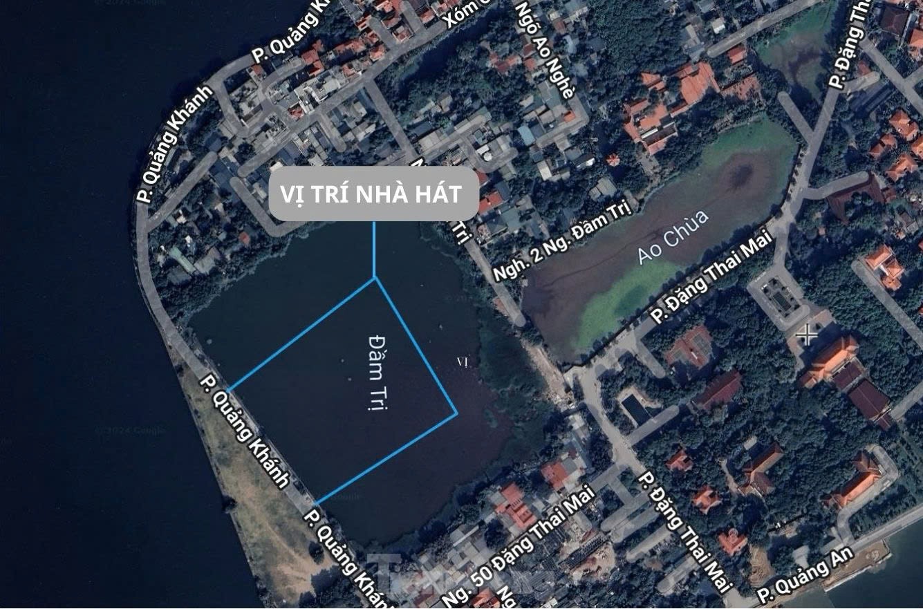 Cận cảnh vị trí, hình dáng nhà hát Opera 10.000 tỷ đồng sát hồ Tây - Ảnh 5
