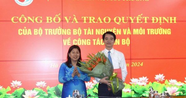 Ông Phạm Tân Tuyến được bổ nhiệm làm Vụ trưởng Vụ Tổ chức cán bộ, Bộ TN-MT