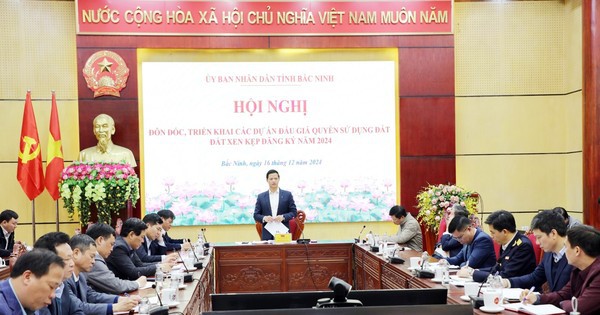 Chủ tịch tỉnh Bắc Ninh thúc tiến độ 54 dự án đấu giá quyền sử dụng đất