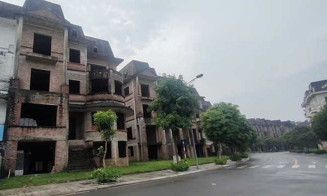 Biệt thự, nhà liền kề bỏ hoang la liệt, giá vẫn “trên trời” - Ảnh 1