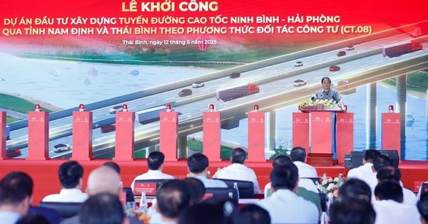 Thủ tướng dự lễ khởi công cao tốc Ninh Bình - Hải Phòng, dự án được đầu tư theo phương thức đối tác công tư lớn nhất từ trước đến nay