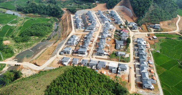 Khu tái định cư như khu du lịch sinh thái trên đồi cao