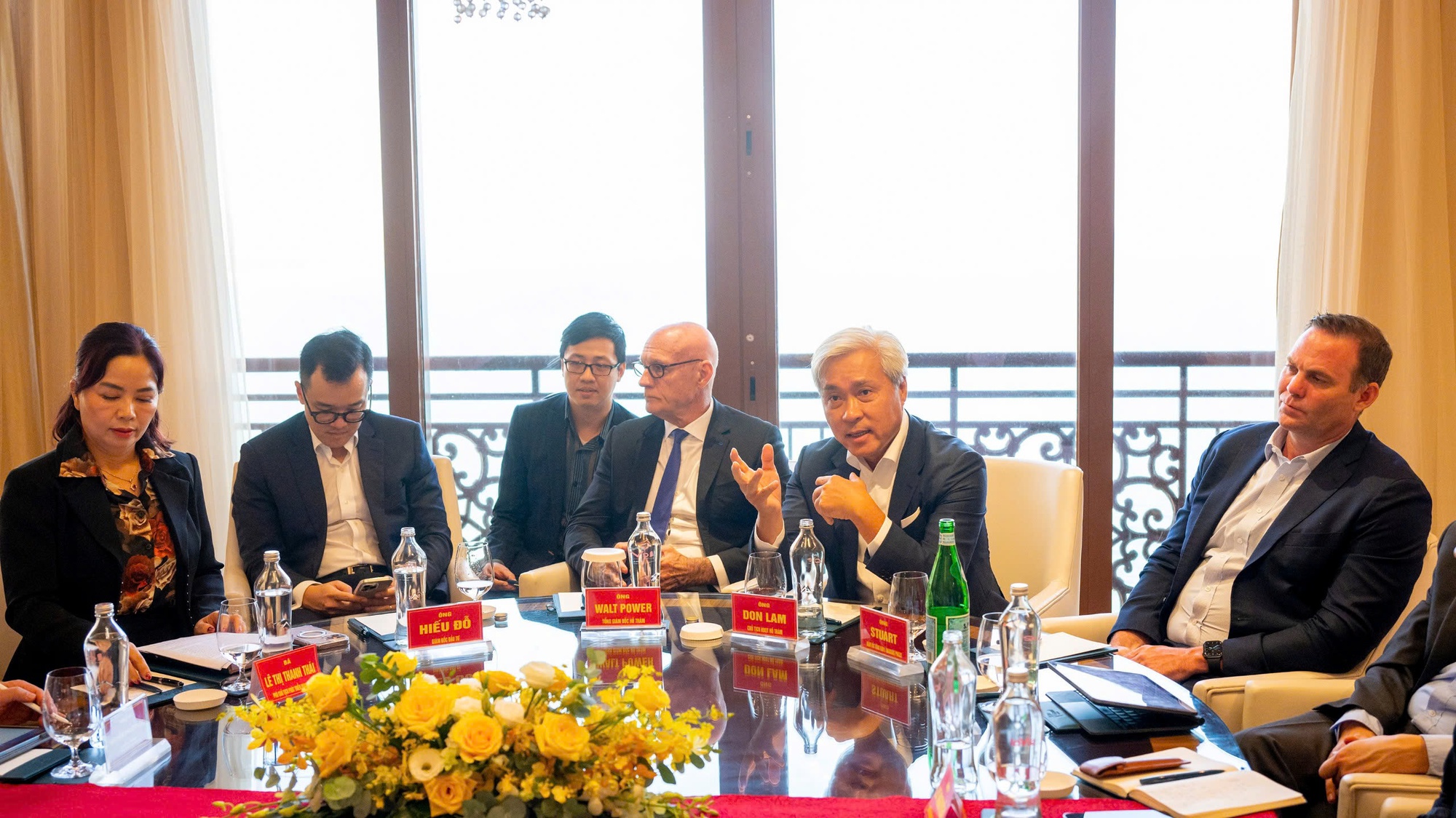 Lãnh đạo TP HCM và tỉnh Bà Rịa - Vũng Tàu làm việc với Công ty TNHH Dự án Hồ Tràm - Ảnh 2