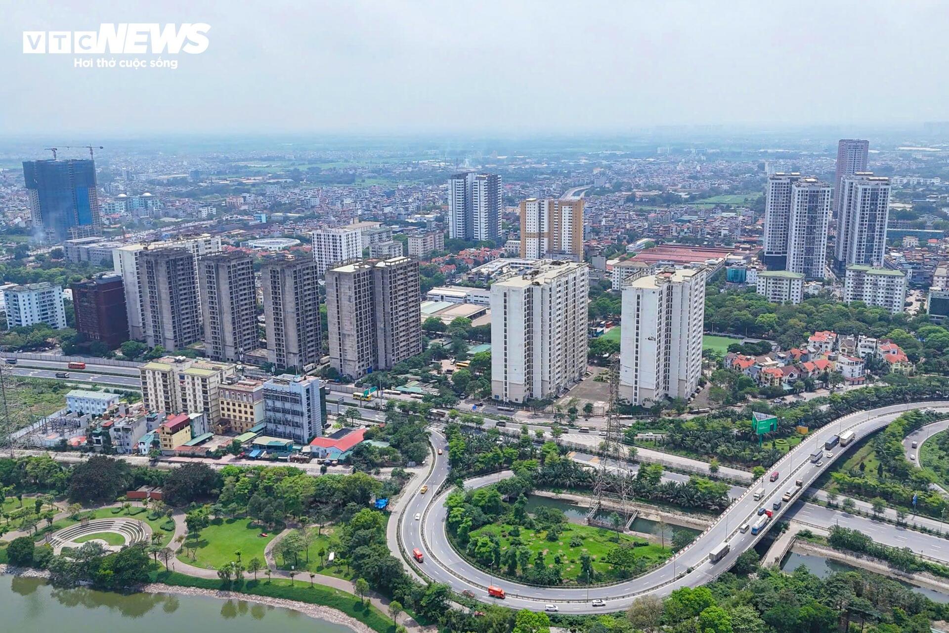Cận cảnh khu ký túc xá, trung tâm thương mại dự kiến làm trụ sở phường ở Hà Nội - Ảnh 1