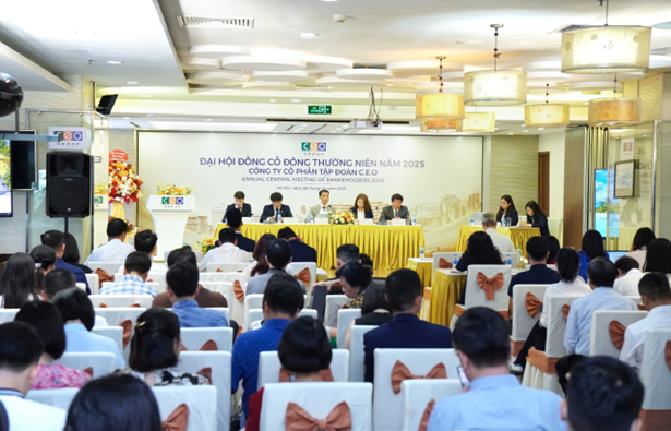 ĐCĐCĐ CEO Group: Năm 2025 không đặt mục tiêu tăng trưởng nóng, mà phát triển bền vững - Ảnh 1