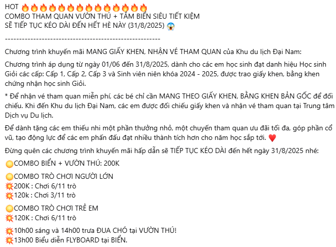 Khu du lịch Đại Nam 6.000 tỷ của vợ chồng bà Nguyễn Phương Hằng công bố thông tin gây bất ngờ - Ảnh 1
