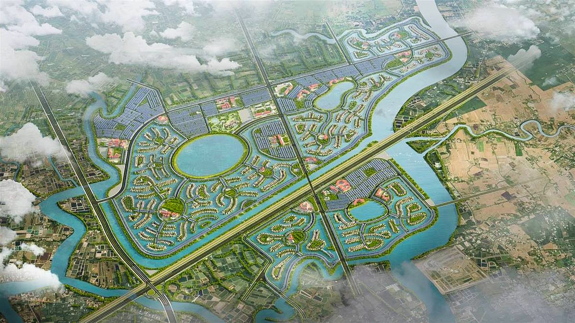 "Siêu dự án" hơn 1.000 ha, quy mô hơn 90.000 tỷ đồng của Liên danh Vinhomes - VIG tại Long An dự kiến khởi công trong tháng 6 năm nay - Ảnh 1