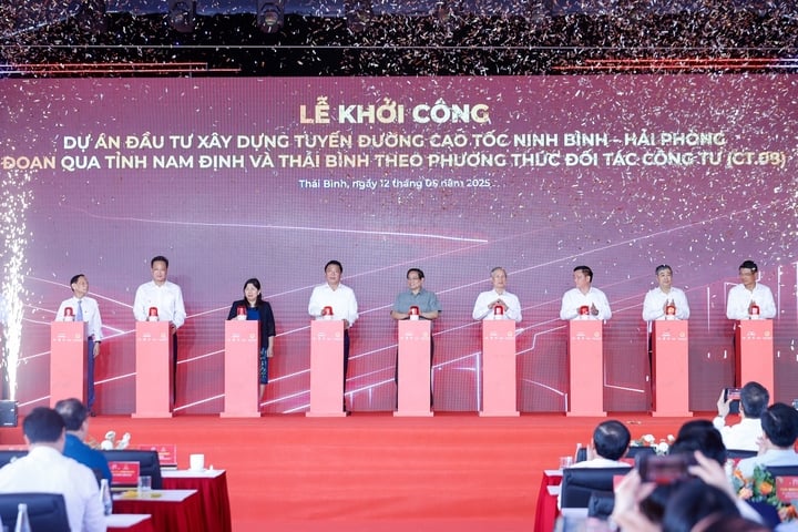 Khởi công cao tốc Nam Định - Thái Bình: Thủ tướng đề nghị hoàn thành trong 2026 - Ảnh 1