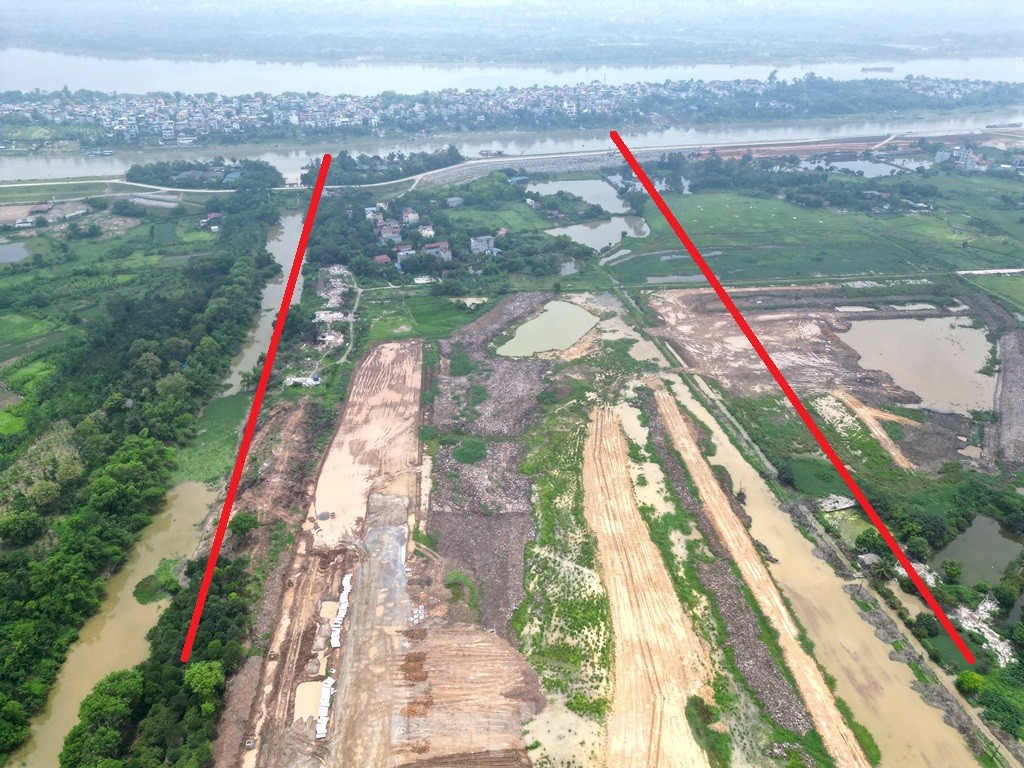 Cầu đầu tiên tại Hà Nội vượt cả sông Hồng và sông Đuống - Ảnh 3