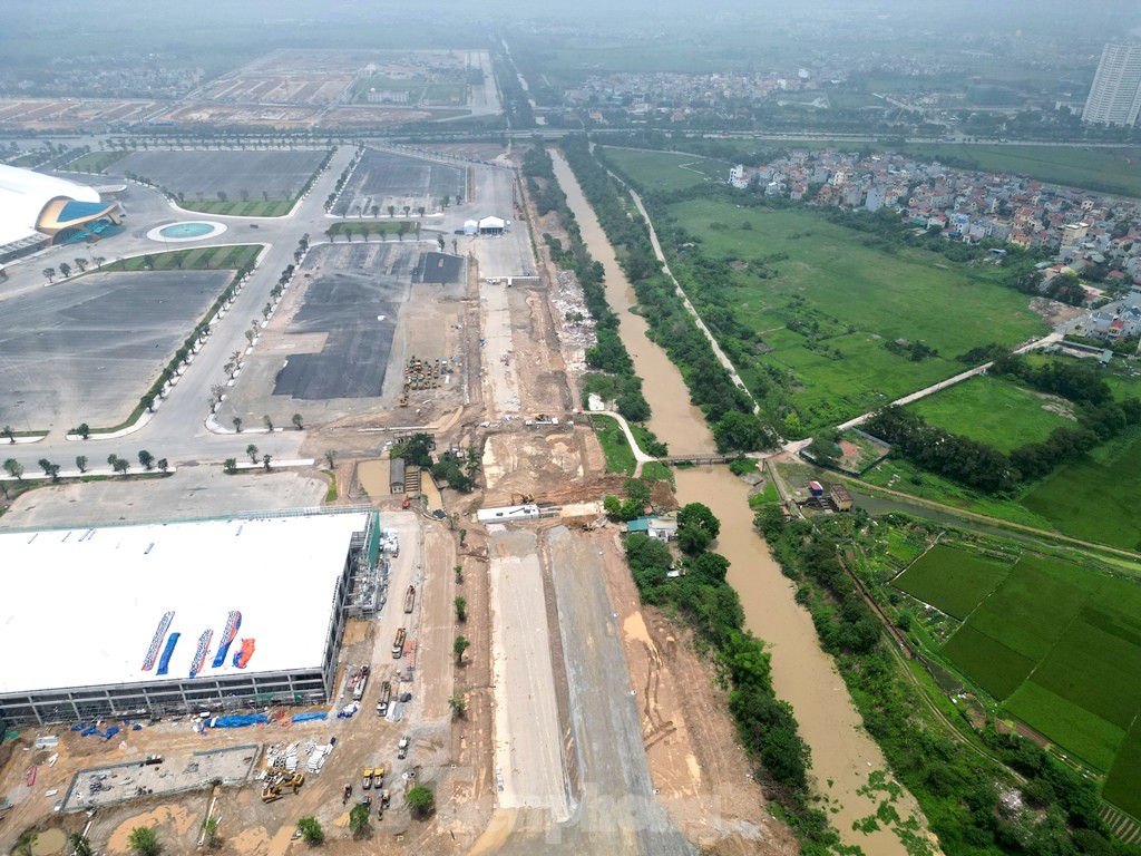 Cầu đầu tiên tại Hà Nội vượt cả sông Hồng và sông Đuống - Ảnh 4