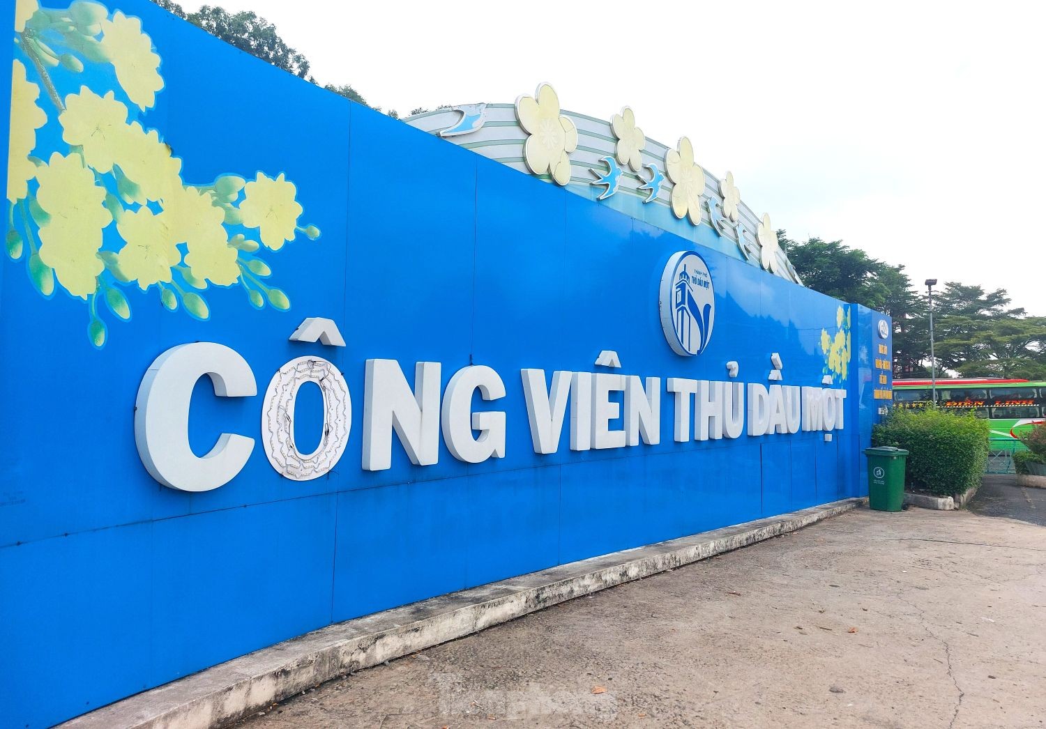 Hình ảnh công viên lớn nhất Bình Dương đang ‘lột xác’ trước khi về với TPHCM - Ảnh 1