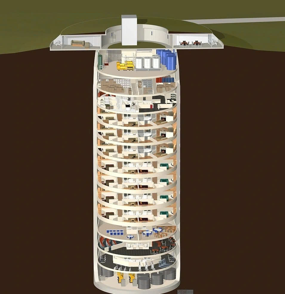 NASA vừa tính toán xong chính xác thời điểm thế giới tận thế, nhưng giới siêu giàu như Mark Zuckerberg, Larry Hall, Robert Vicino...đã âm thầm xây hầm trú ẩn từ nhiều năm trước - Ảnh 2