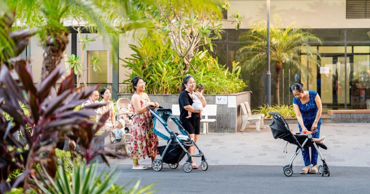 Không gian giàu sức sống bên trong khu phức hợp Charm City