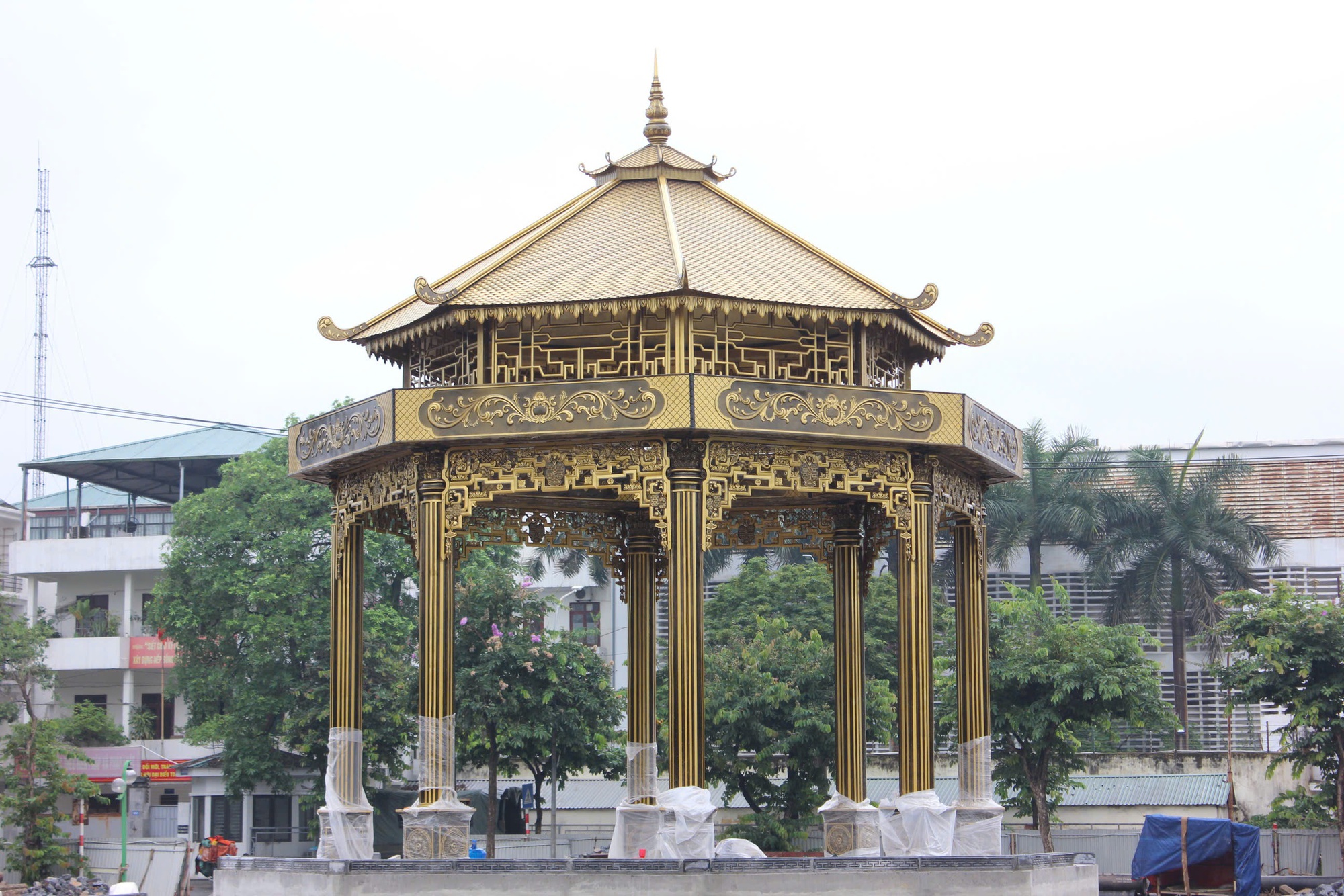 Cận cảnh đập dâng trong quá trình "hồi sinh" sông Tô Lịch - Ảnh 3