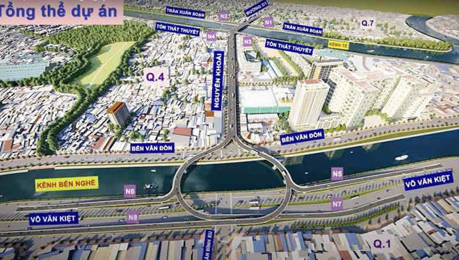 Dự án 3.700 tỉ đồng nối 3 quận 1, 4 và 7 khởi công tháng 11-2025 - Ảnh 1