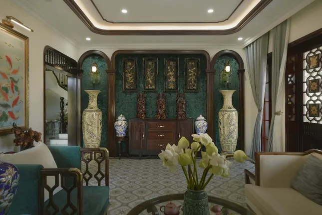Căn Villa phong cách Indochine được lấy cảm hứng từ người bà kính yêu - Ảnh 9