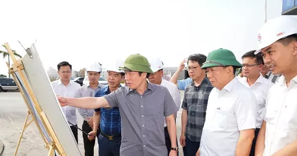 Cắm mốc hướng tuyến đường sắt Lào Cai - Hà Nội - Hải Phòng