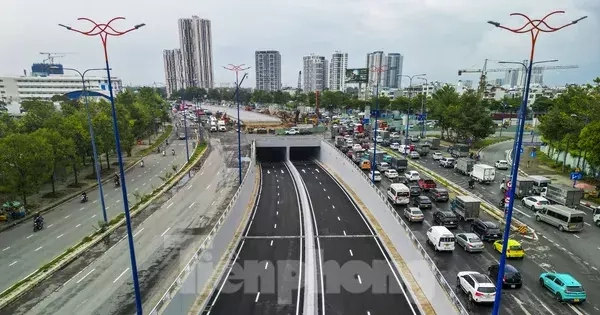 Cận cảnh hầm chui ở nút giao lớn nhất TPHCM trước ngày thông xe