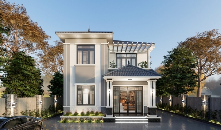 Xây biệt thự 2 tầng hết bao nhiêu tiền? - Ảnh 1