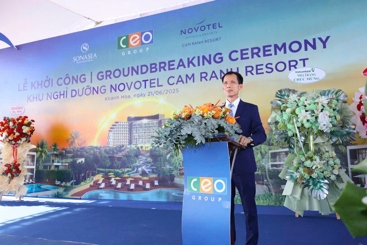 Tập đoàn CEO tiến vào Khánh Hòa, khởi công dự án Novotel Cam Ranh Resort gần 8ha - Ảnh 1