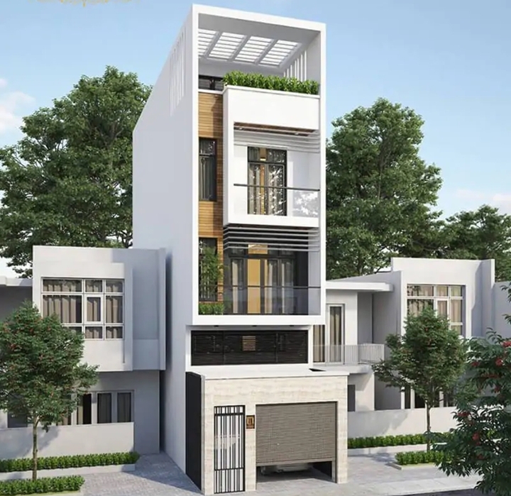Những mẫu nhà lệch tầng 5 mét hiện đại được ưa chuộng - Ảnh 4