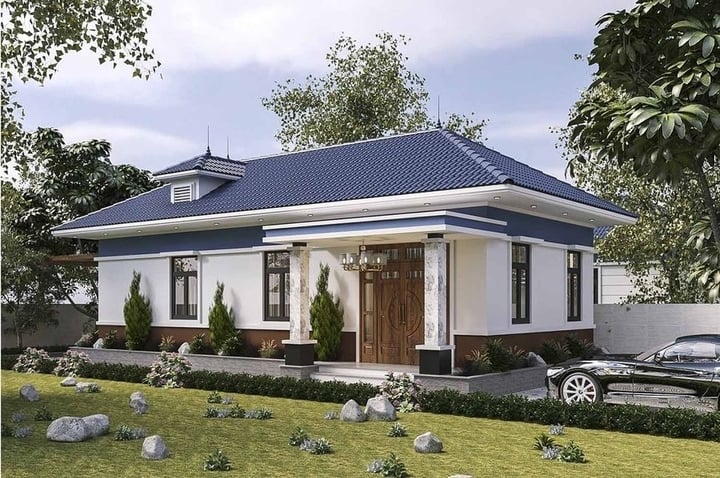 Những mẫu thiết kế nhà 1 tầng mái Nhật phổ biến nhất 2025 - Ảnh 6