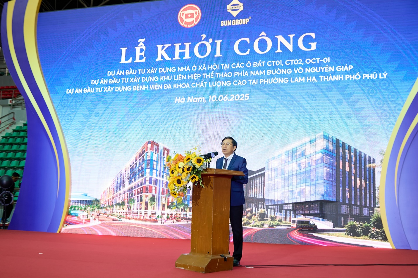 Sun Group đồng loạt khởi công 3 dự án an sinh xã hội tại Hà Nam - Ảnh 1
