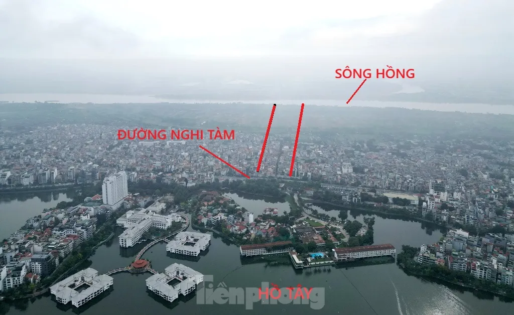 Cận cảnh vị trí được đề xuất làm đường hầm qua Hồ Tây - Ảnh 5