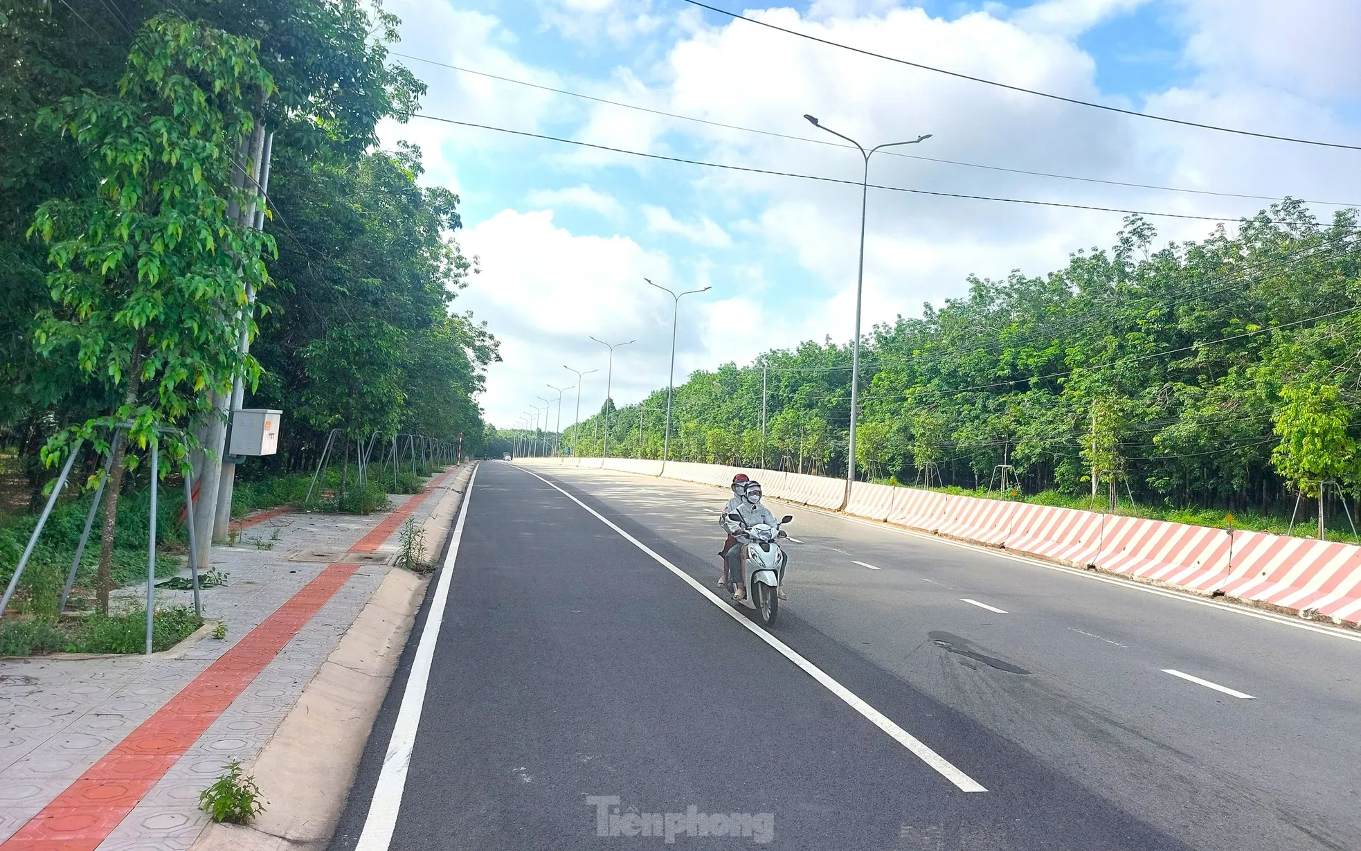 Ngắm tuyến đường băng qua rừng cao su nối Bình Dương với Tây Ninh vừa lên 6 làn - Ảnh 6