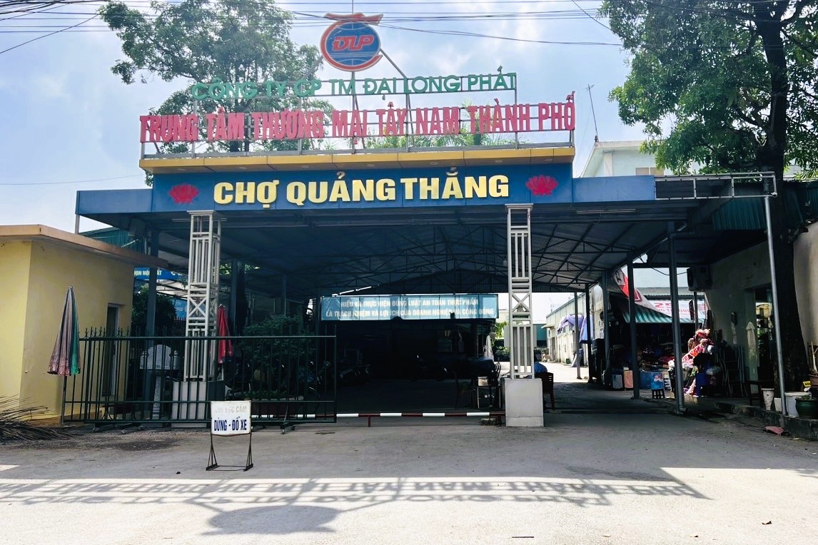 Công an Hà Nội đề nghị Thanh Hóa cung cấp hồ sơ tài liệu chợ Quảng Thắng - Ảnh 1