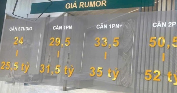 “Sốc” với căn hộ 1 phòng ngủ nhưng có giá lên tới 35 tỷ đồng vừa ra mắt tại TPHCM