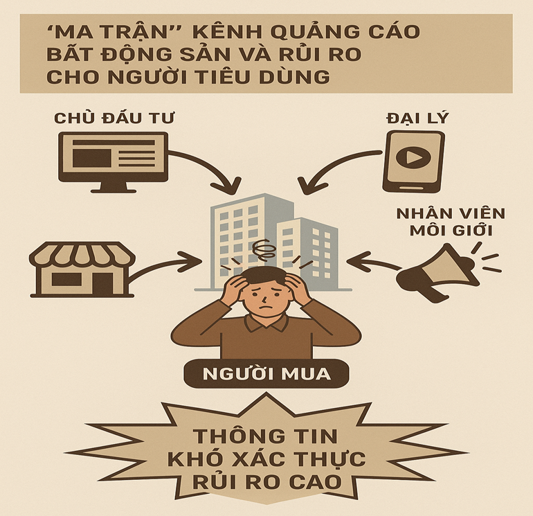 Bộ Công Thương cảnh báo cẩn trọng với quảng cáo “có cánh” về bất động sản - Ảnh 1