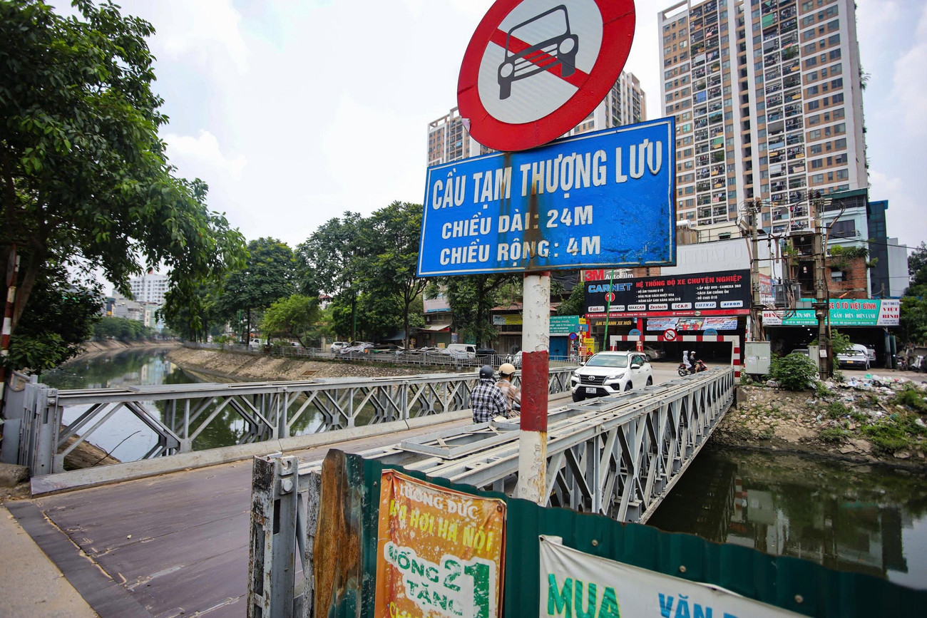 Cây cầu trên tuyến đường nghìn tỷ ở Hà Nội tái thi công sau nhiều năm bỏ hoang - Ảnh 11