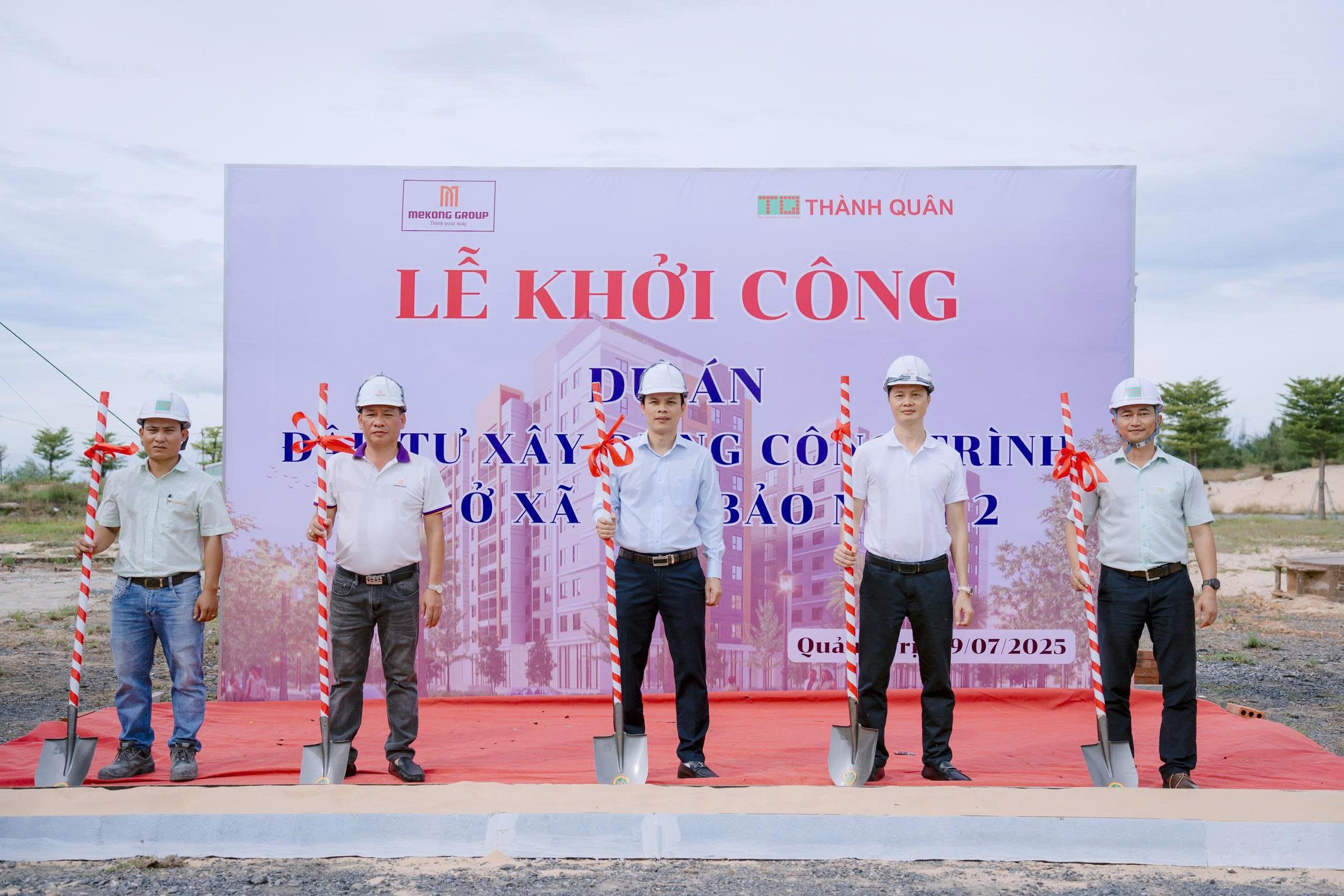 Mekong Group (VC3) khởi công dự án nhà ở xã hội Bảo Ninh 2 - Ảnh 1