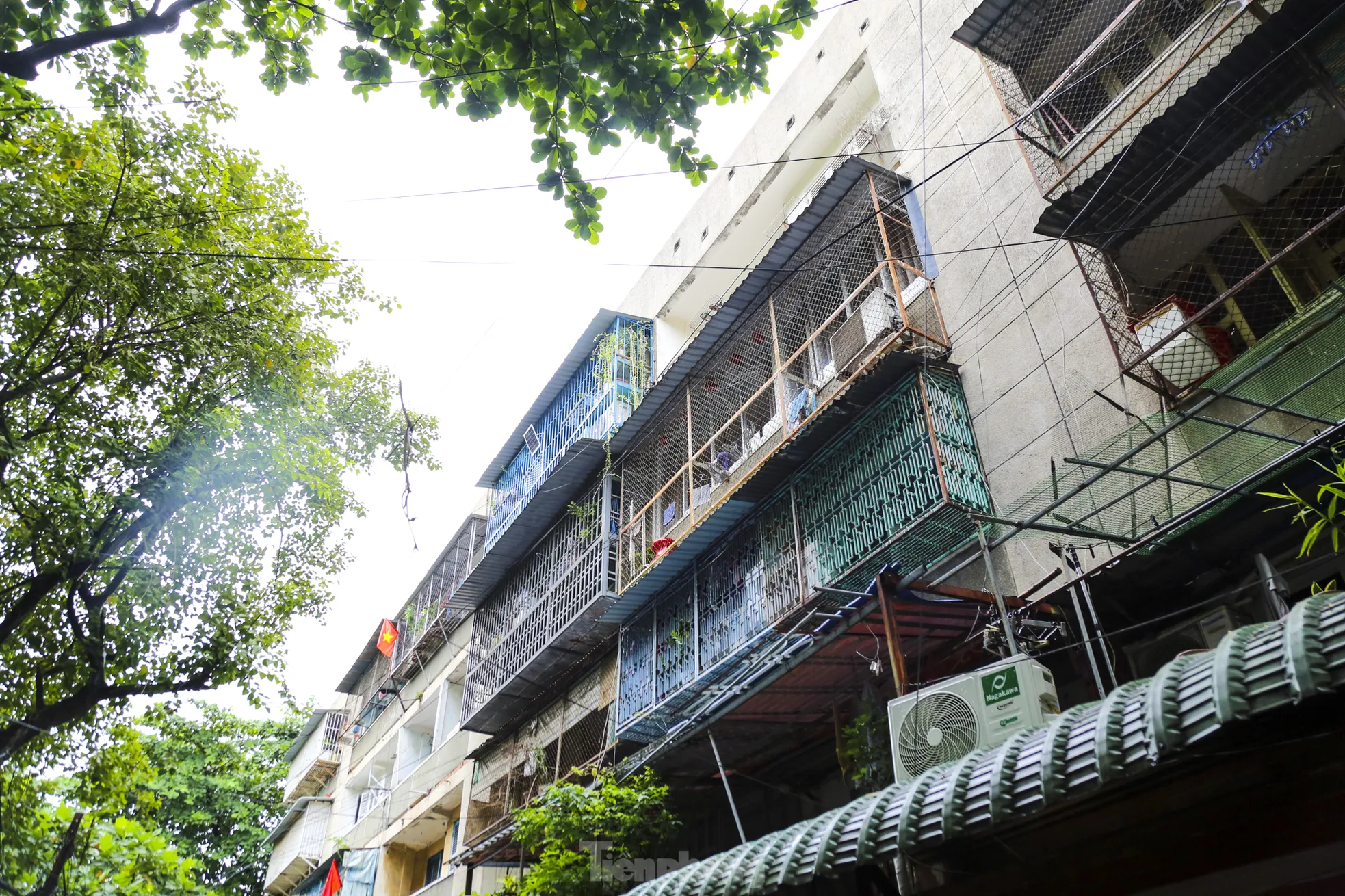 'Chuồng cọp' giăng tầng, khung sắt cố định 'bóp nghẹt' lối thoát ở chung cư TPHCM - Ảnh 14