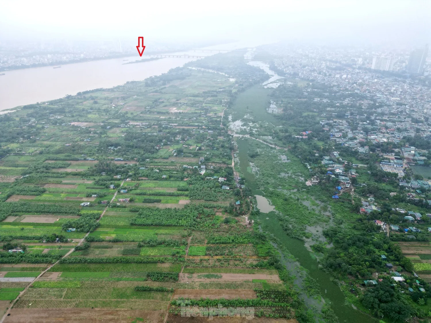 Cận cảnh vị trí được đề xuất xây dựng “Đại lộ và cảnh quan” ven sông Hồng - Ảnh 8
