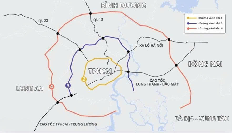Vành đai 4 Tp.HCM tổng lực thi công, "dẫn sóng" đầu tư bất động sản ào ào đổ về khu vực này chốt booking - Ảnh 1