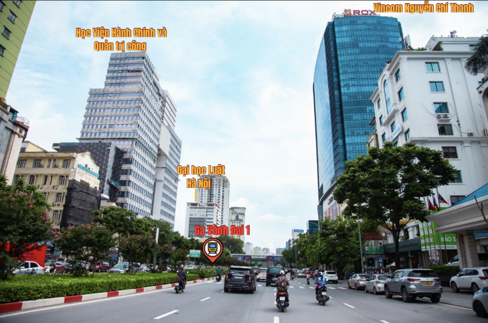 Điểm danh vị trí ga tuyến metro Văn Cao - Hoà Lạc: Đại đô thị của Vinhomes, toà nhà cao thứ 2 Hà Nội đón tin vui - Ảnh 5