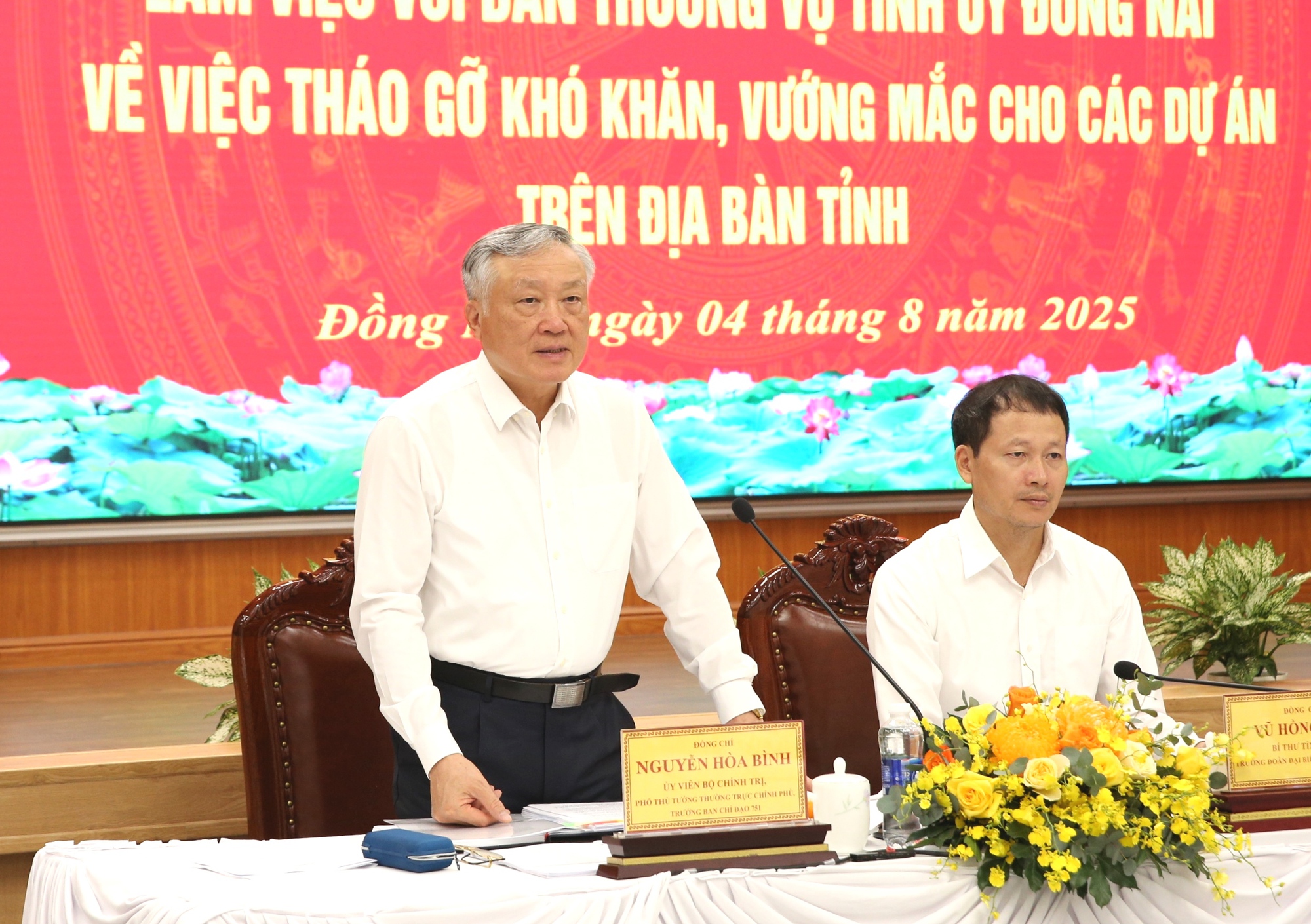 Phó Thủ tướng Thường trực làm việc với tỉnh Đồng Nai, tháo gỡ khó khăn, vướng mắc cho các dự án - Ảnh 1