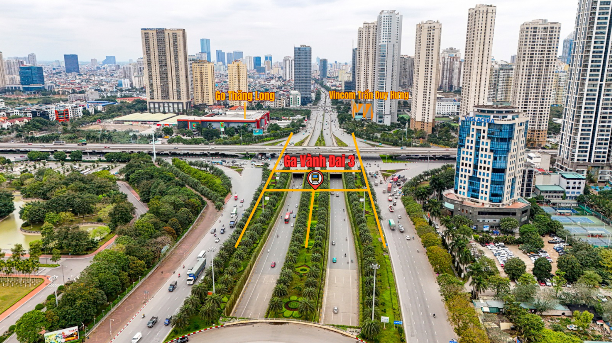 Điểm danh vị trí ga tuyến metro Văn Cao - Hoà Lạc: Đại đô thị của Vinhomes, toà nhà cao thứ 2 Hà Nội đón tin vui - Ảnh 8