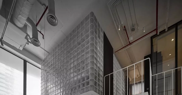 Giải pháp không gian ba chiều trong căn hộ thông tầng 66m2