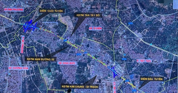 Hà Nội: Công bố phương án tuyến, vị trí công trình xây dựng tuyến đường 32
