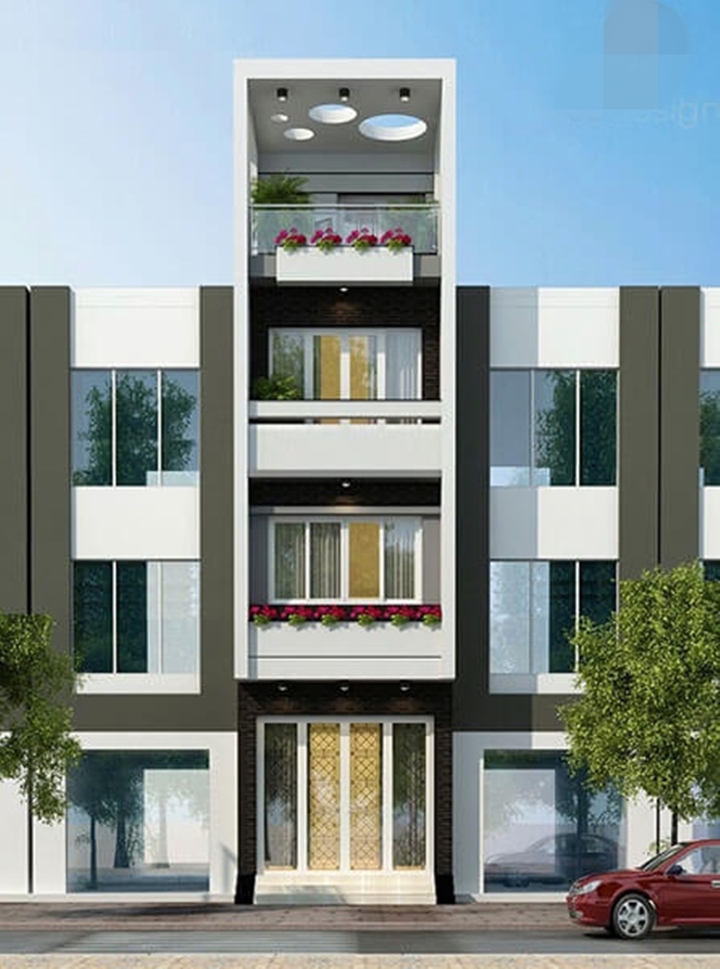 Mẫu nhà phố 4 tầng hiện đại, phổ biến nhất hiện nay - Ảnh 7