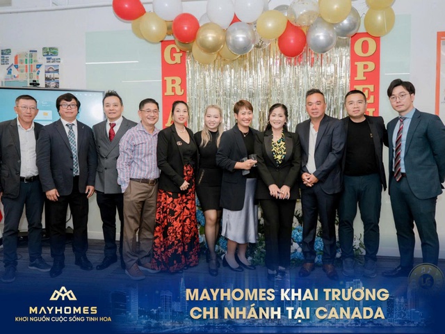 Mayhomes khai trương văn phòng tại Canada: Khẳng định tầm nhìn toàn cầu của BĐS Việt - Ảnh 1